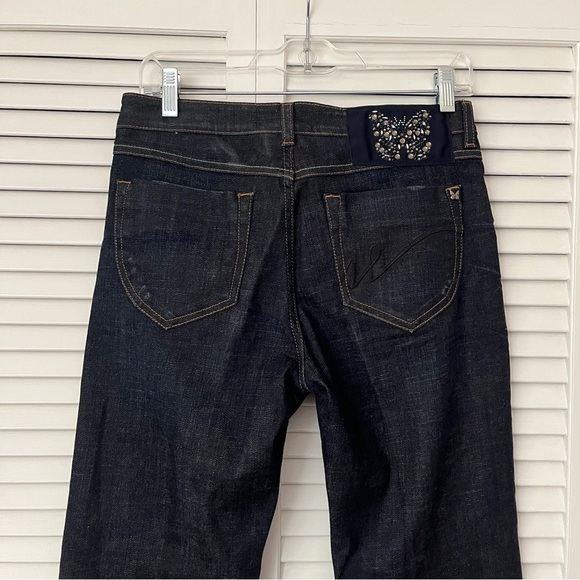 MaxMara Weekend New Bootcut Jeans FitW116 Stretch, Size US 8, butterfly patch. - Picture 8 of 12